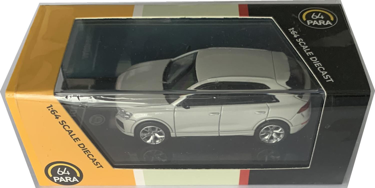 Audi RS Q8 in white 1:64 scale model from Paragon Models