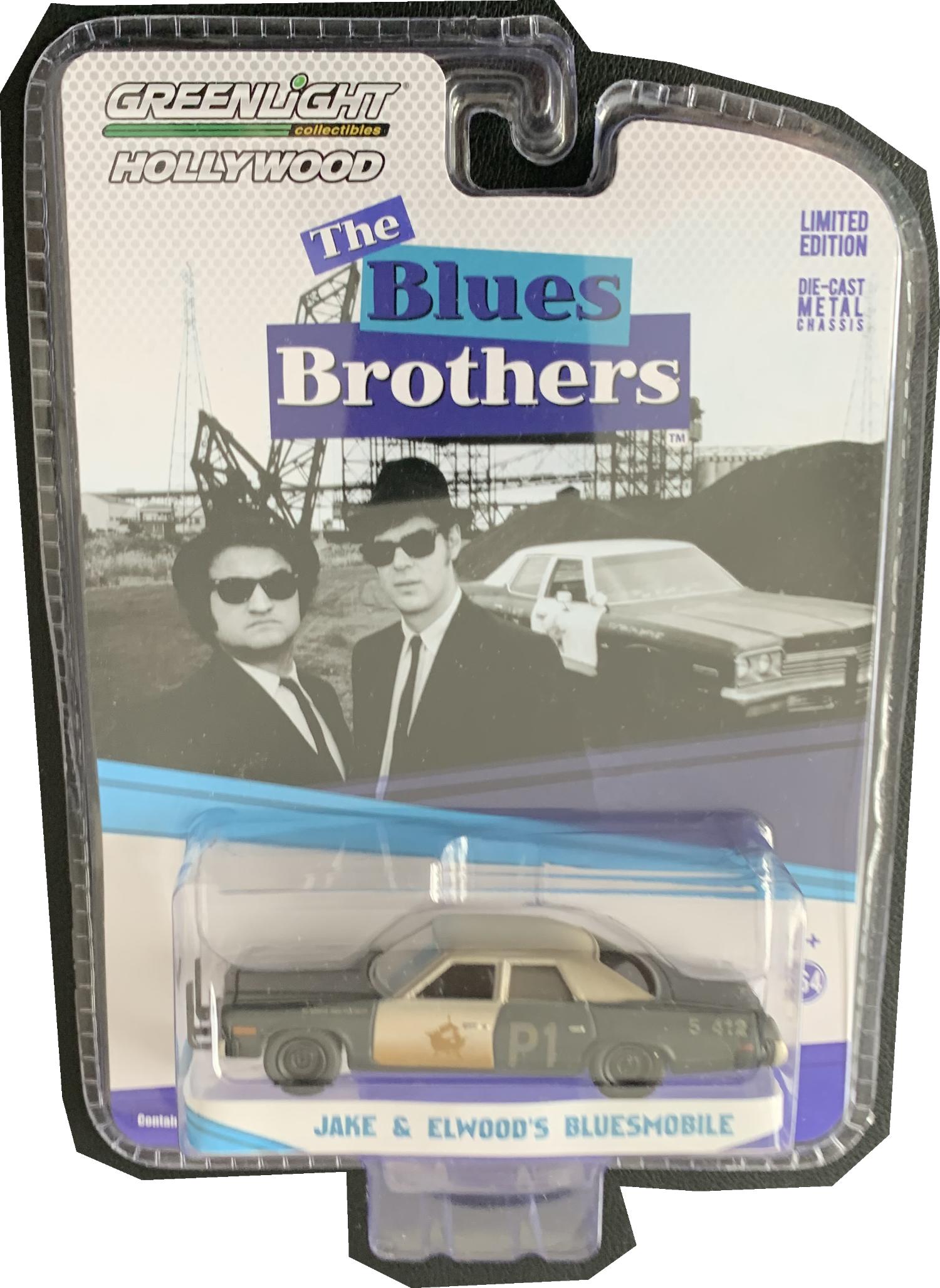 The Blues Brothers 1975 Dodge Monaco Bluesmobile 1:64 scale model from Greenlight