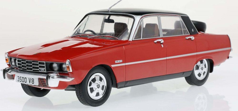 Rover 3500 P6 1974 in red 1:18 scale diecast model from Model Car Group