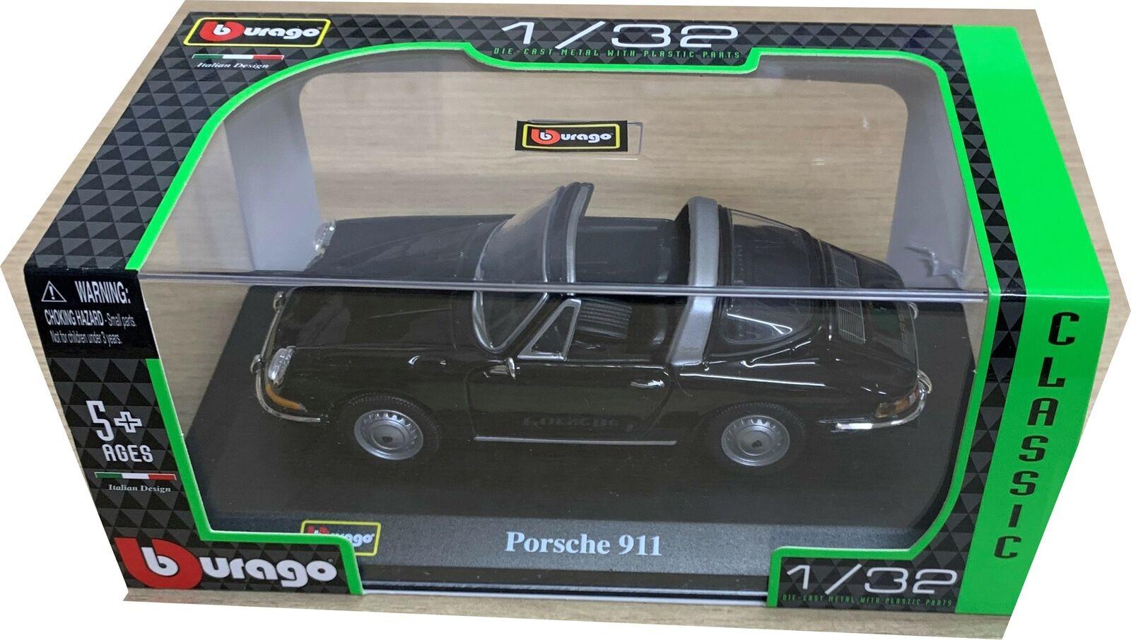 Porsche 911 1967 in black 1:32 scale model from Bburago