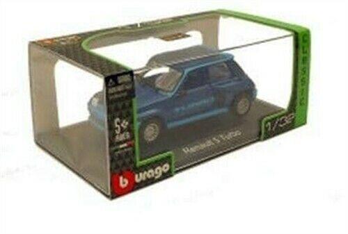Renault 5 Turbo 1982 in blue 1:32 scale diecast model from Bburago