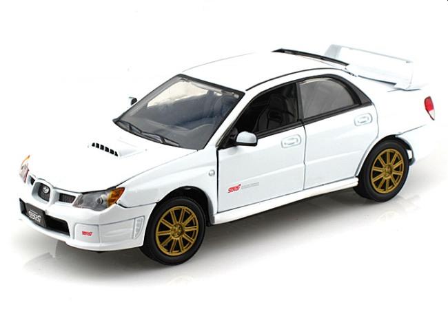 1:24 scale diecast models of Subaru cars