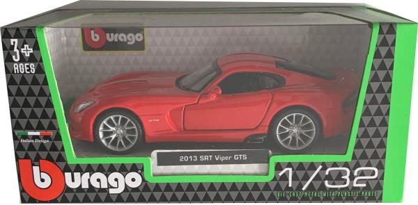 SRT Viper GTS 2013 in red 1:32 scale model from Bburago