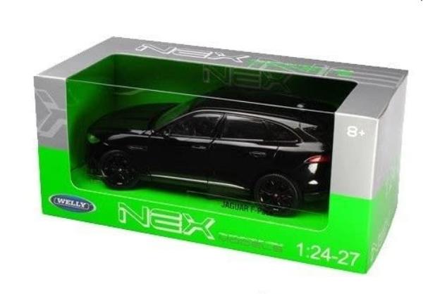 Jaguar F Pace in black 1:24 scale model from Welly