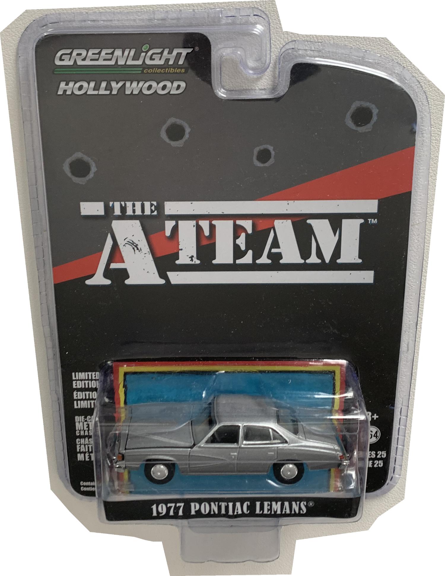 The A Team 1977 Pontiac Lemans in metallic grey 1:64 scale model from Greenlight, limited edition model