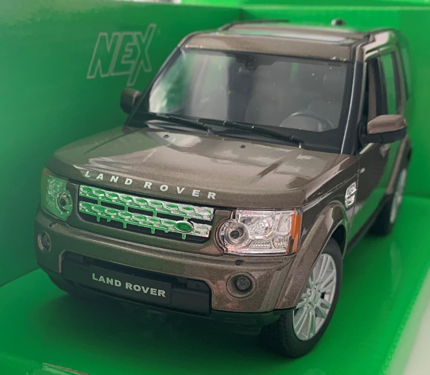 Land Rover Discovery in metallic brown 1:24 scale model from Welly