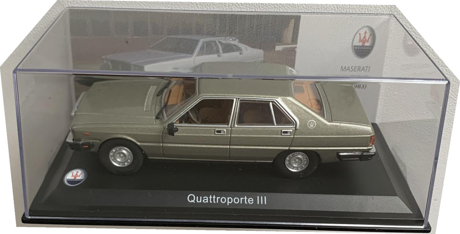 Maserati Quattroporte 3, 1983 1:43 scale diecast model from Leo Models