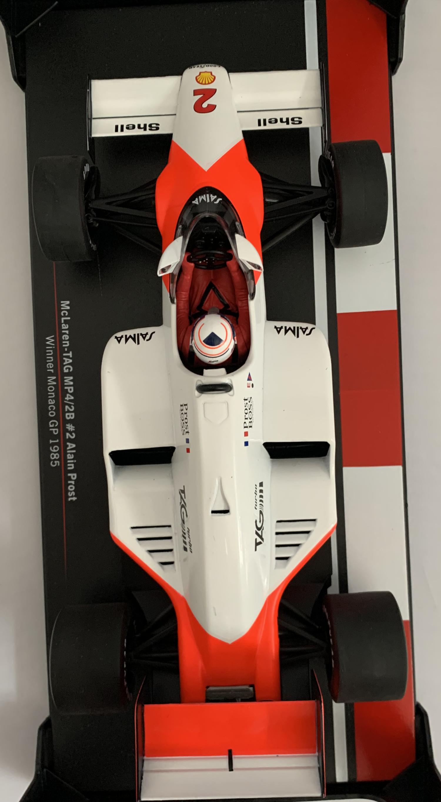 A very good representation of the McLaren TAG MP4/2B #2 Marlboro McLaren