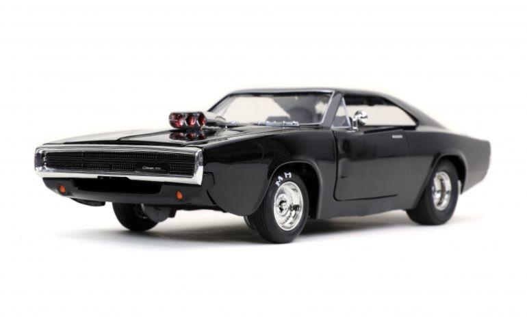 Fast & Furious 9 Dom’s Dodge Charger 1970 in black 1:24 scale model from Jada