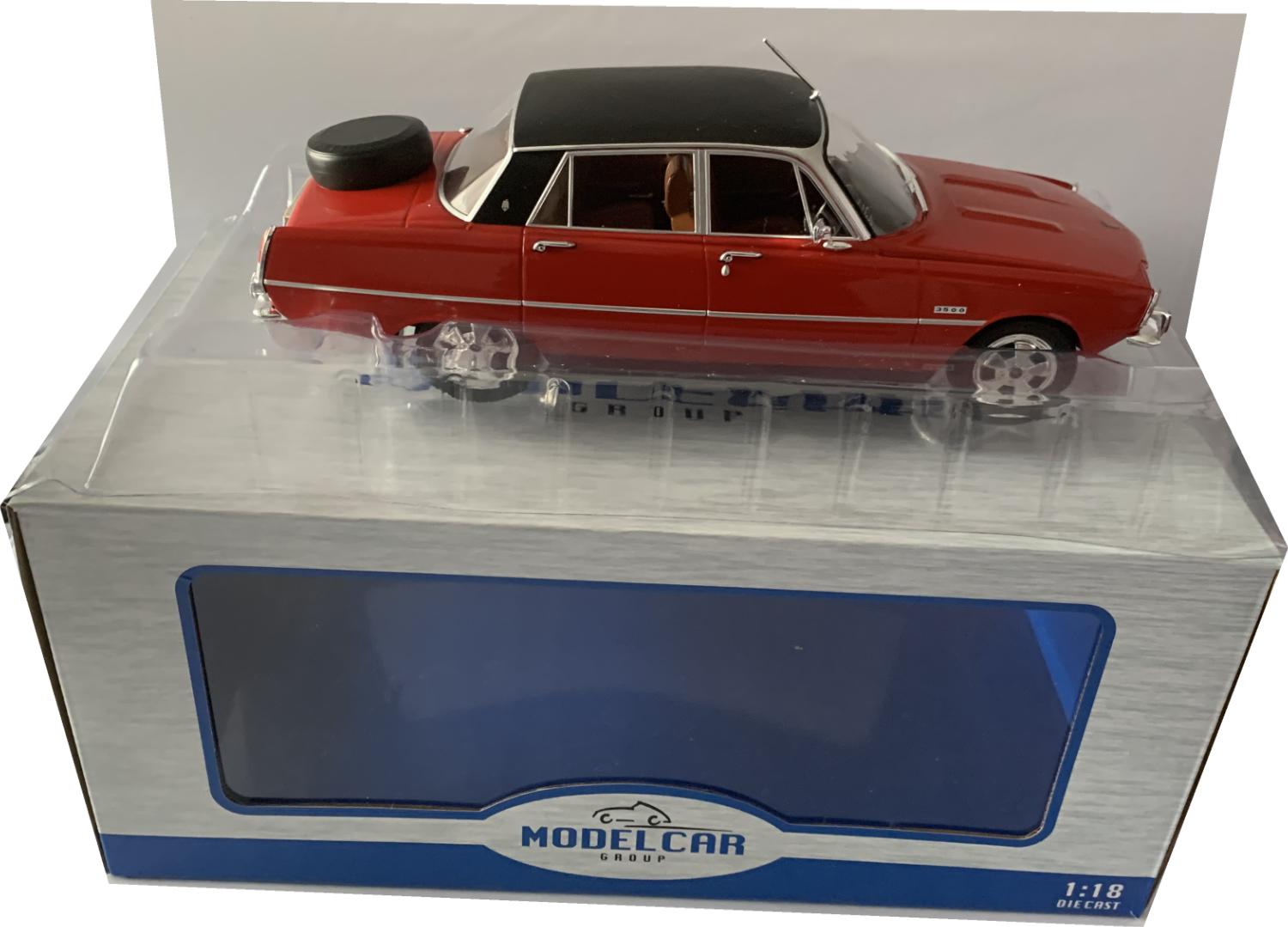 Rover 3500 P6 1974 in red 1:18 scale diecast model from Model Car