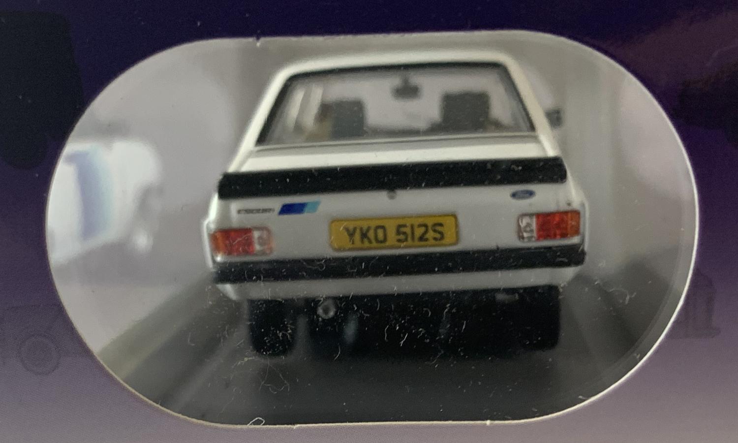 Ford Escort mk 2 RS2000 Series X in diamond white 1:43 scale model from Corgi  Vanguards, Limited Edition model