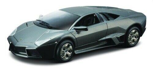 Lamborghini Reventon in matt grey 1:43 scale model, Bburago, streetfire