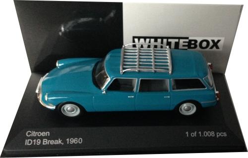 Citroen ID19 Estate 1960 in petrol with roof rack 1:43 scale diecast car model from Whitebox, limited edition