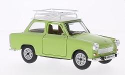 Trabant 601 S Deluxe 1963 in light green 1:24 scale model from yatming road signature
