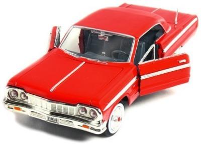 Chevrolet Impala 1964 in red 1:24 scale diecast model from motor max