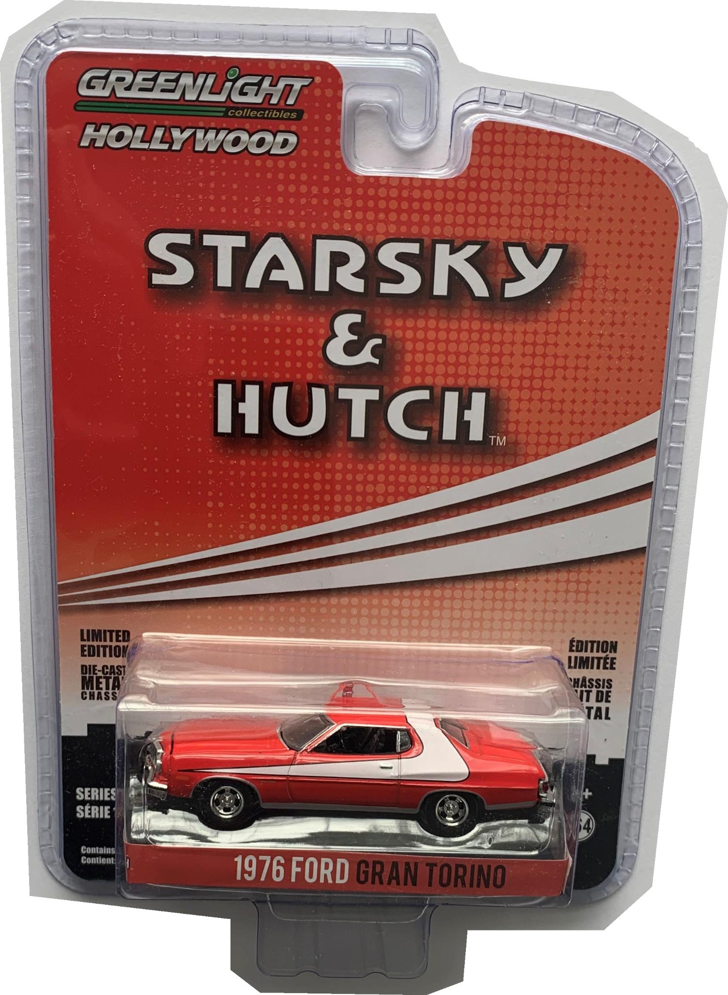Starsky & Hutch 1976 Ford Gran Torino 1:64 scale model from Greenlight Hollywood, series 18, Limited Edition model
