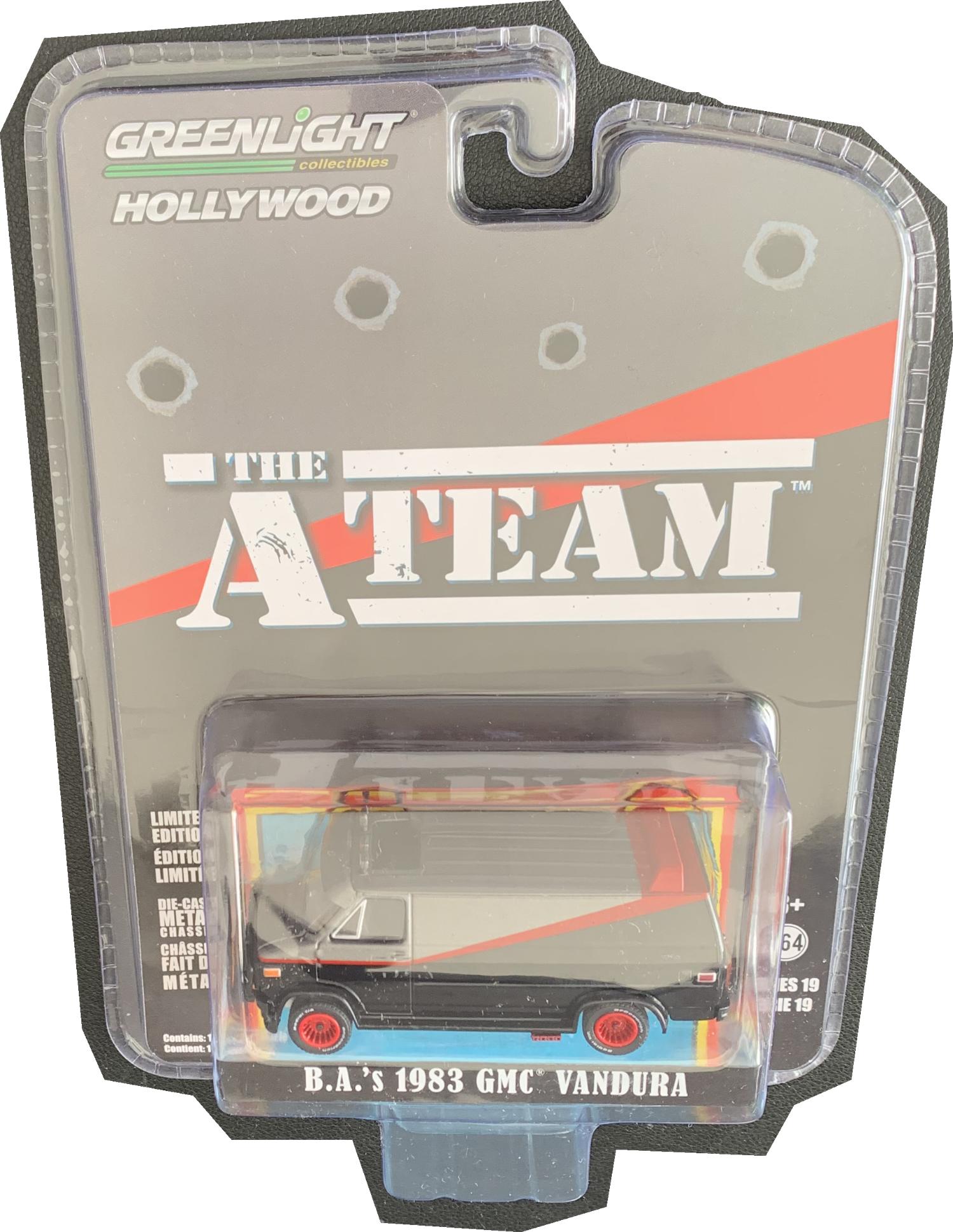 The A Team B.A’S 1983 GMC Vandura 1:64 scale model from Greenlight, limited edition