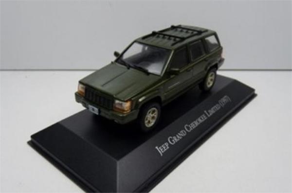 Jeep Grand Cherokee Limited in green 1:43 scale model from 80/90’s collection