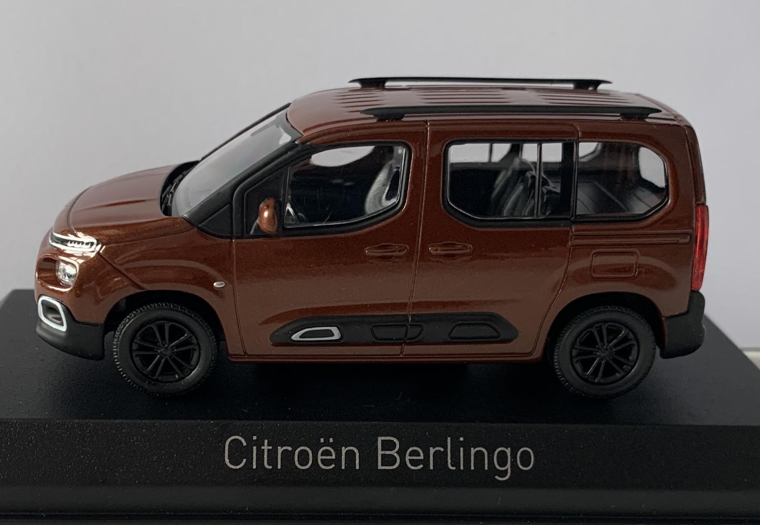 Citroen Berlingo 2020 in metallic copper 1:43 scale model from Norev, 155765
