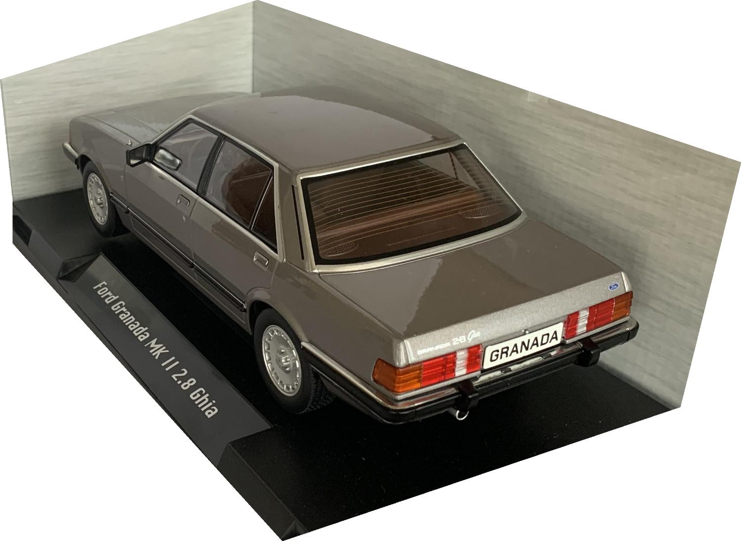 Ford Granada mk2 2.8 Ghia 1981, metallic grey, 1:18 scale model, Model ...