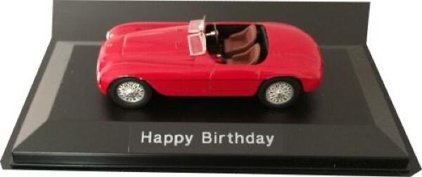 Happy Birthday Ferrari 166 MM in red 1:43 scale model