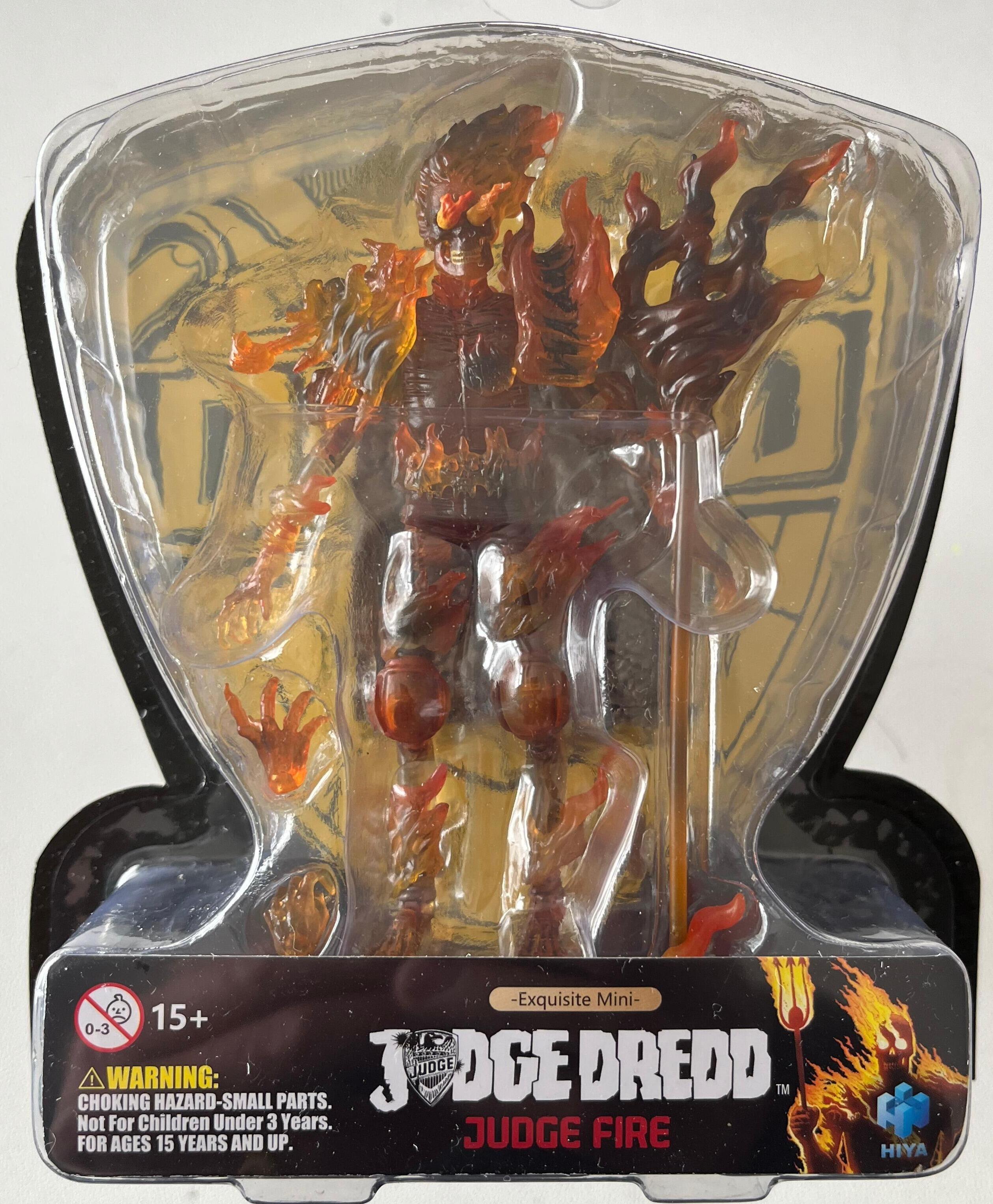 Judge Fire Action Figure, 1:18 Scale From Judge Dredd, Made By Hiya ...