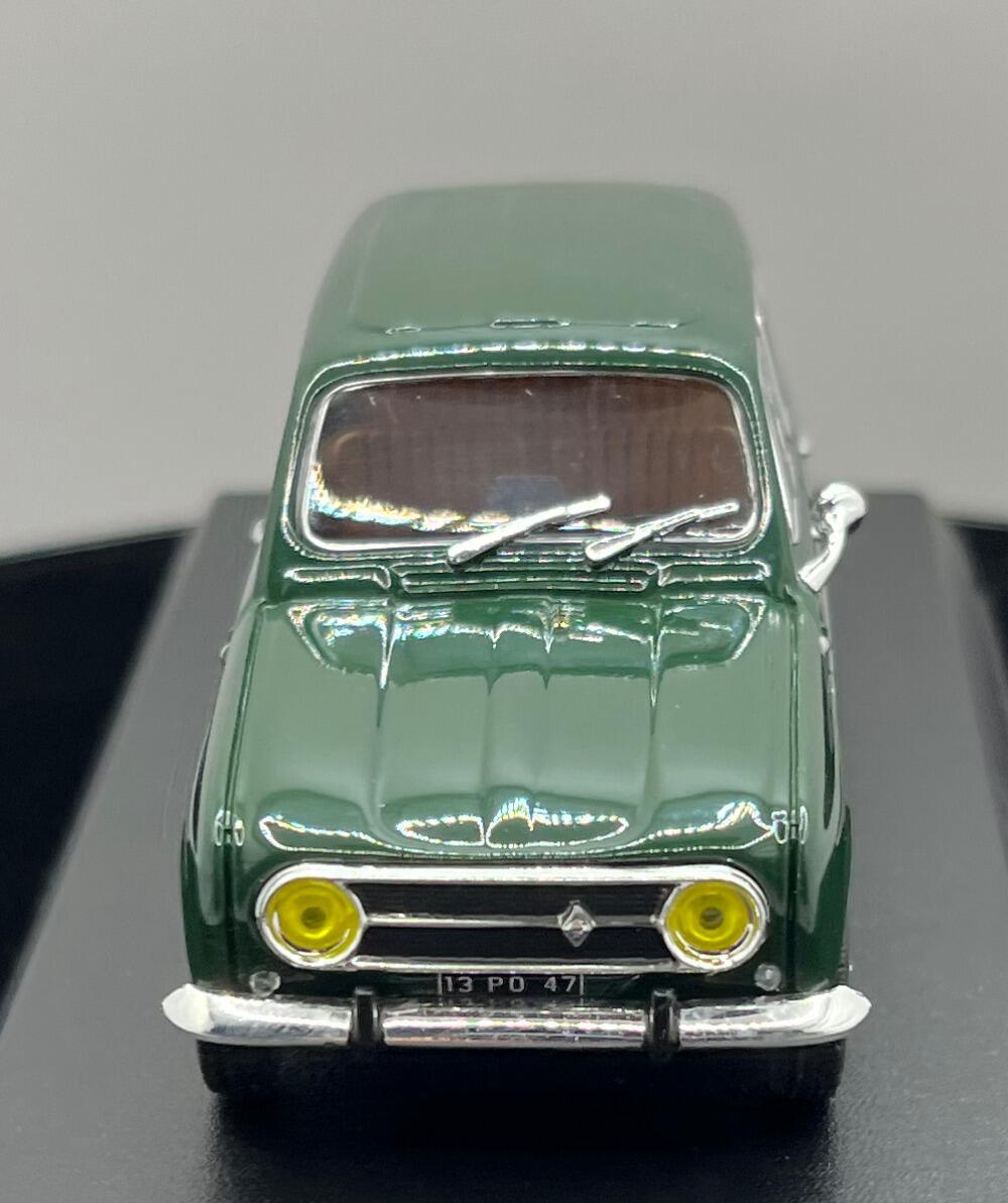 Renault 4 1974 in dark green, 1:43 scale diecast classic car model from  Norev, 510038