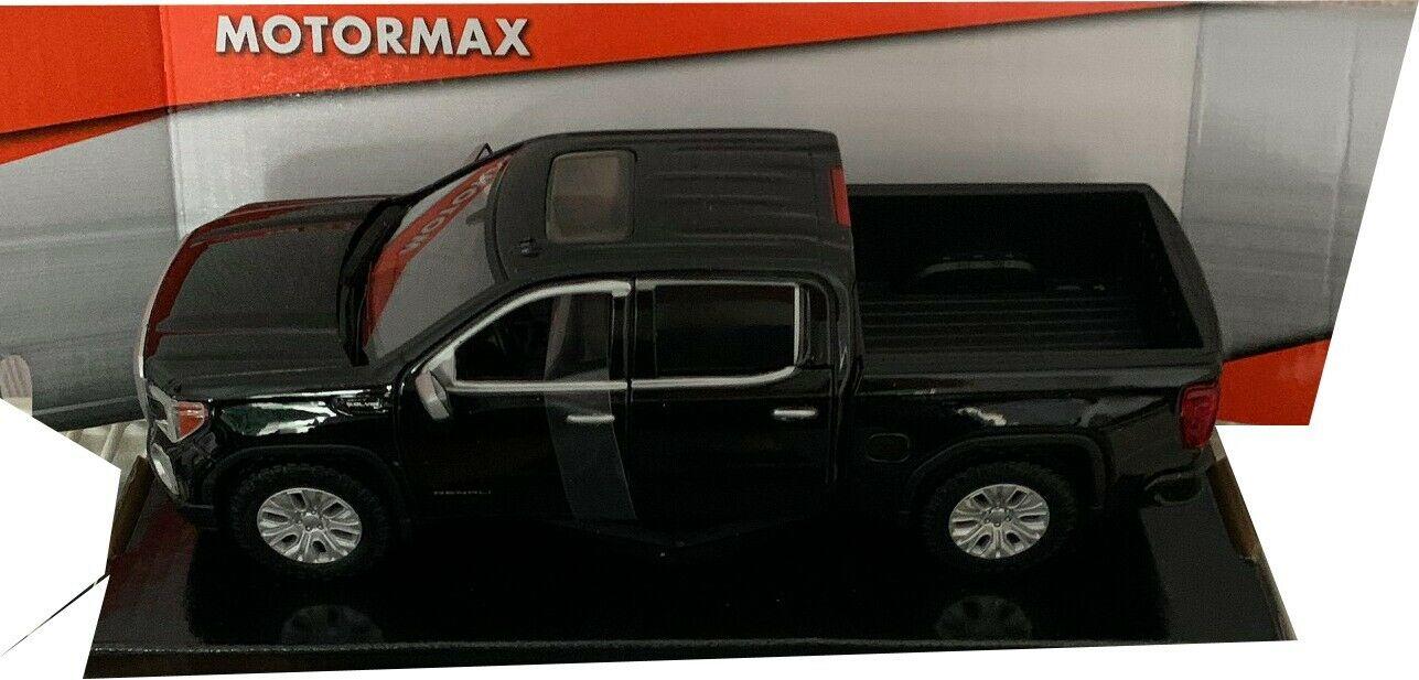 GMC Sierra 1500 Denali Crew Cab in black 1:27 scale model from Motormax