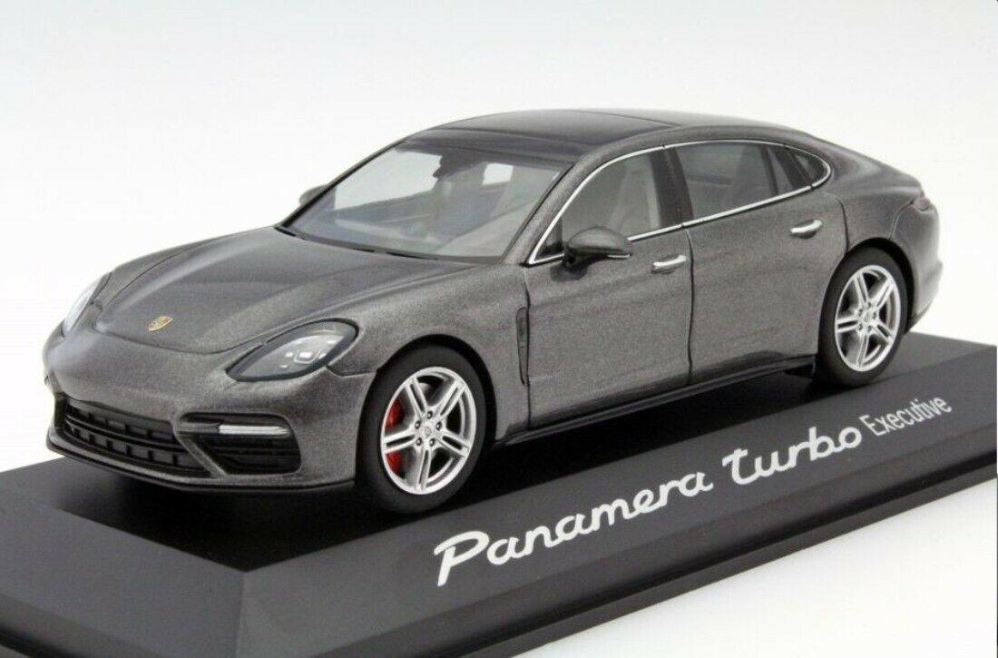 Porsche Panamera Turbo 2nd Generation Executive in metallic grey 1:43 scale