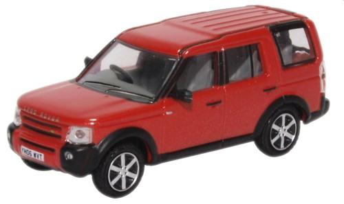 Land Rover Discovery 3 in metallic rimini red 1/76 scale, Oxford Diecast, 76LRD008
