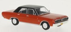Dodge Charger R/T 1975 in red / black 1:43 scale model from whitebox