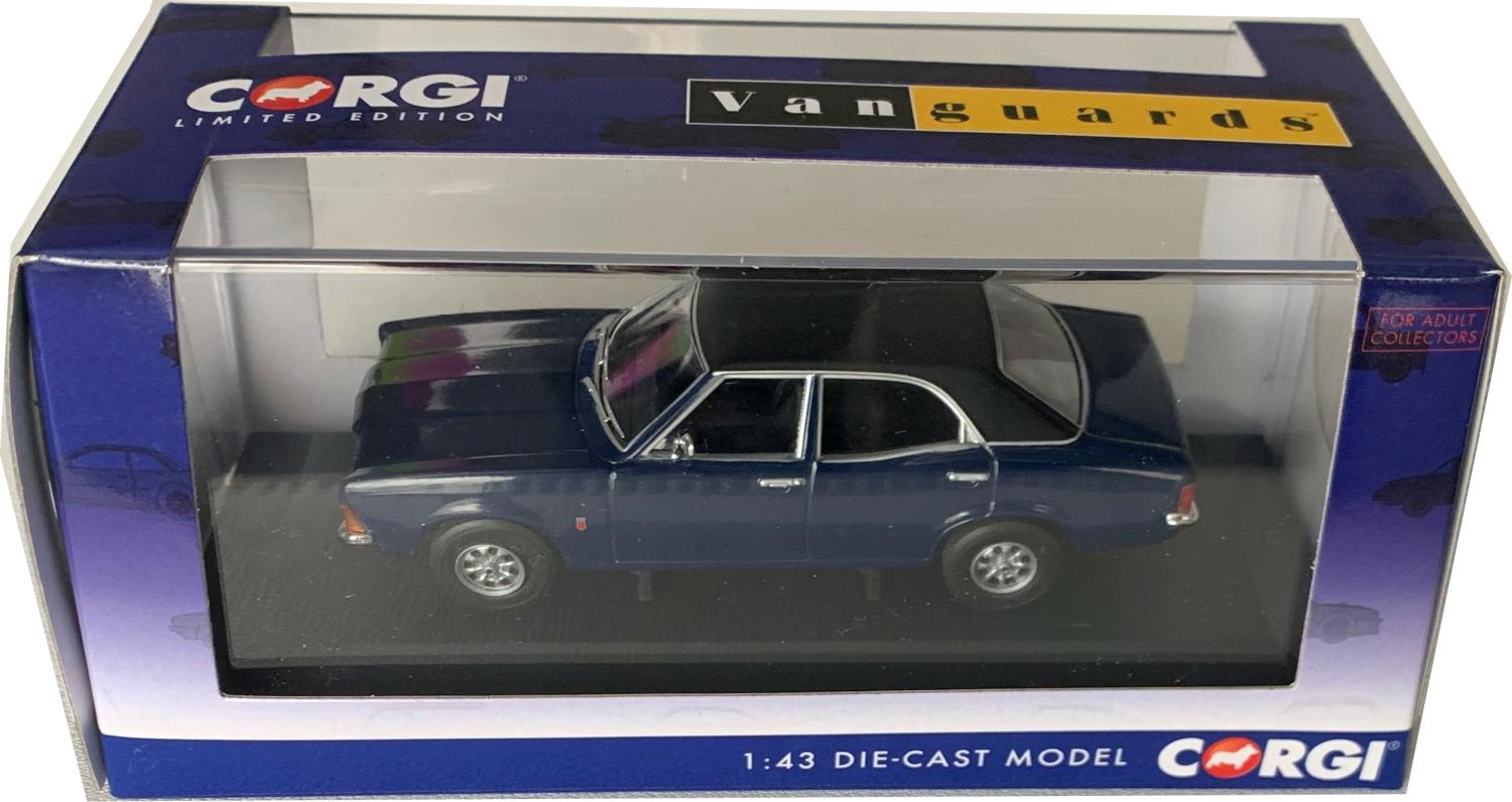 Ford Cortina mk3 2000GT in marine blue 1:43 scale model from Corgi ...
