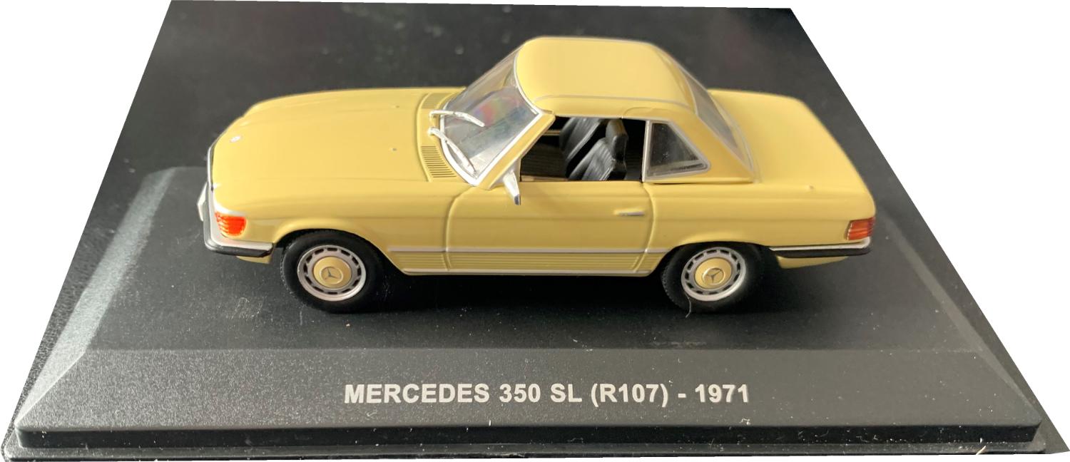 Mercedes 350 SL (R107) 1971 in beige 1:43 scale model from Solido