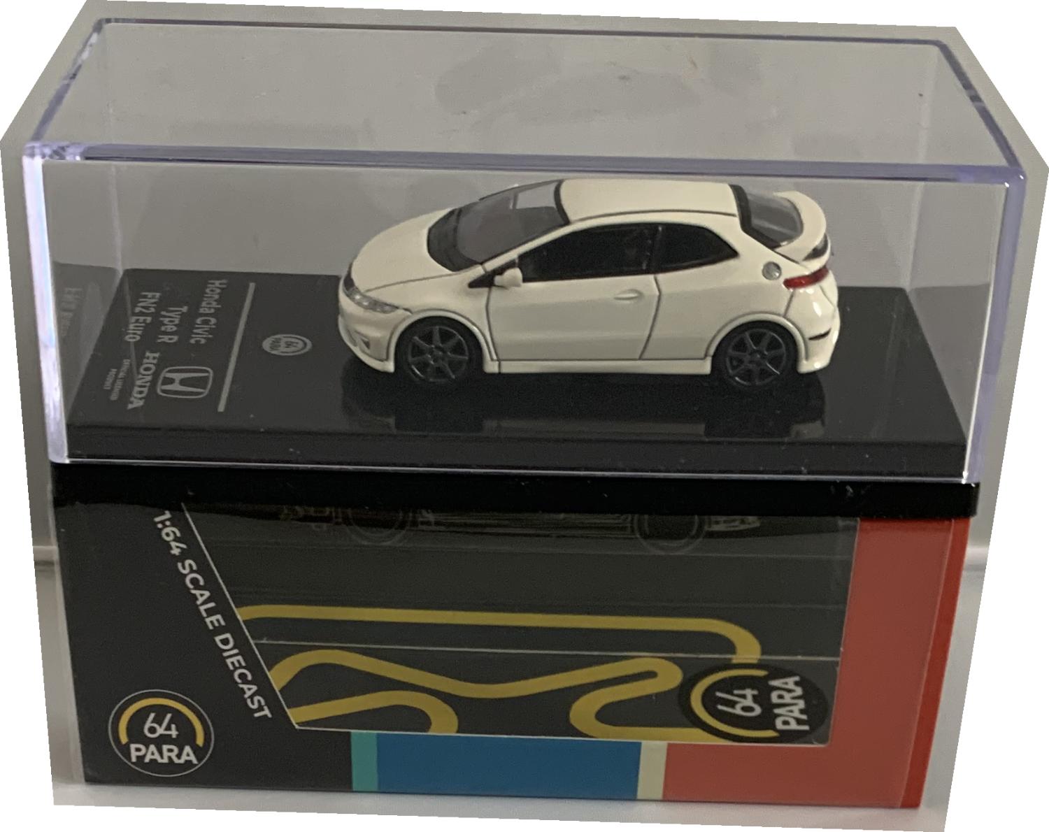 A good reproduction of the Honda Civic Type R mounted on a removable plinth and a removable hard plastic cover