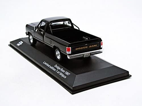 A good scale model of the Dodge Ram Pick Up in black