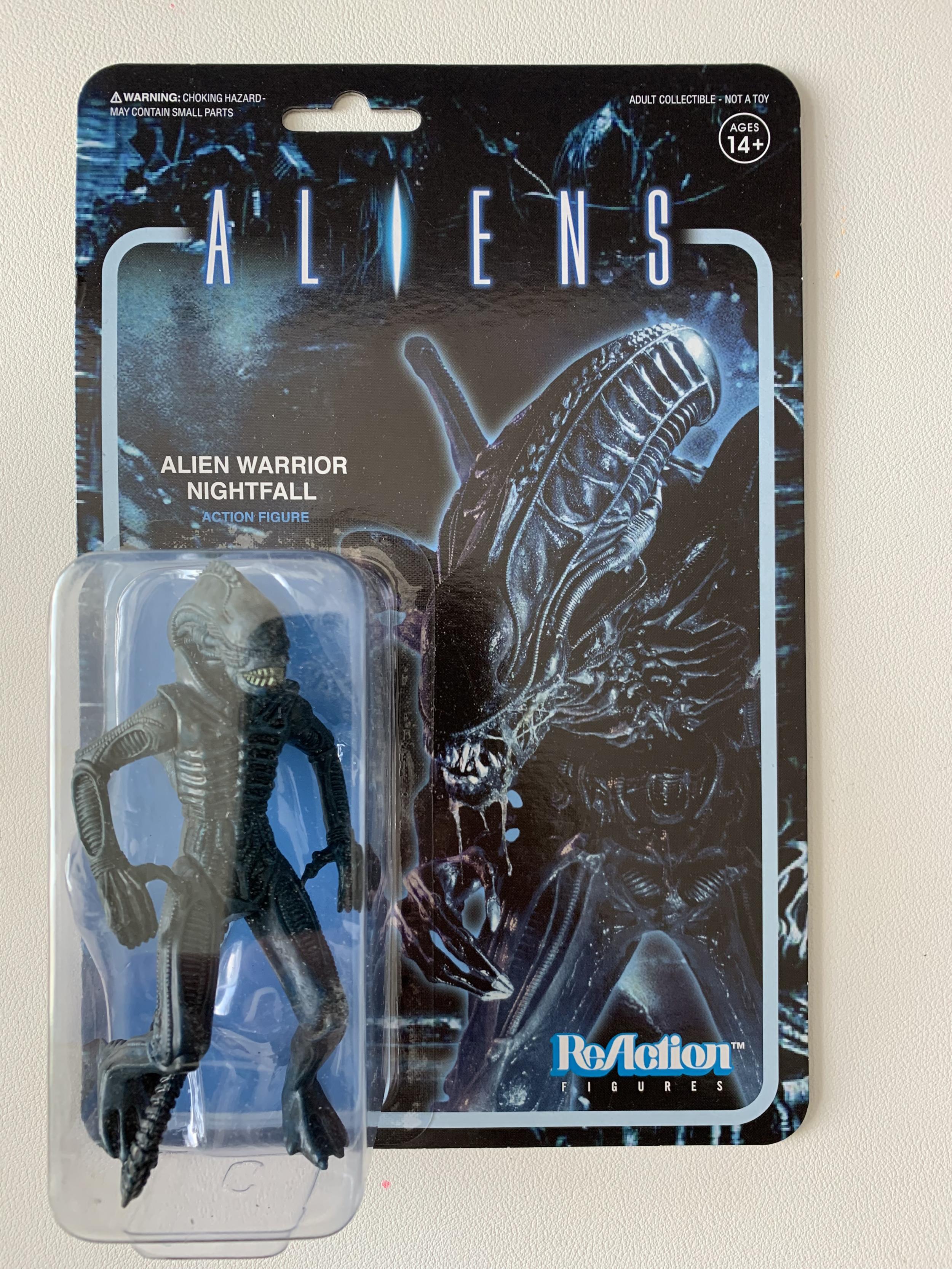 Alien Warrior Nightfall, ReAction Figure from the film ‘Aliens 2’ Super7, collectors model