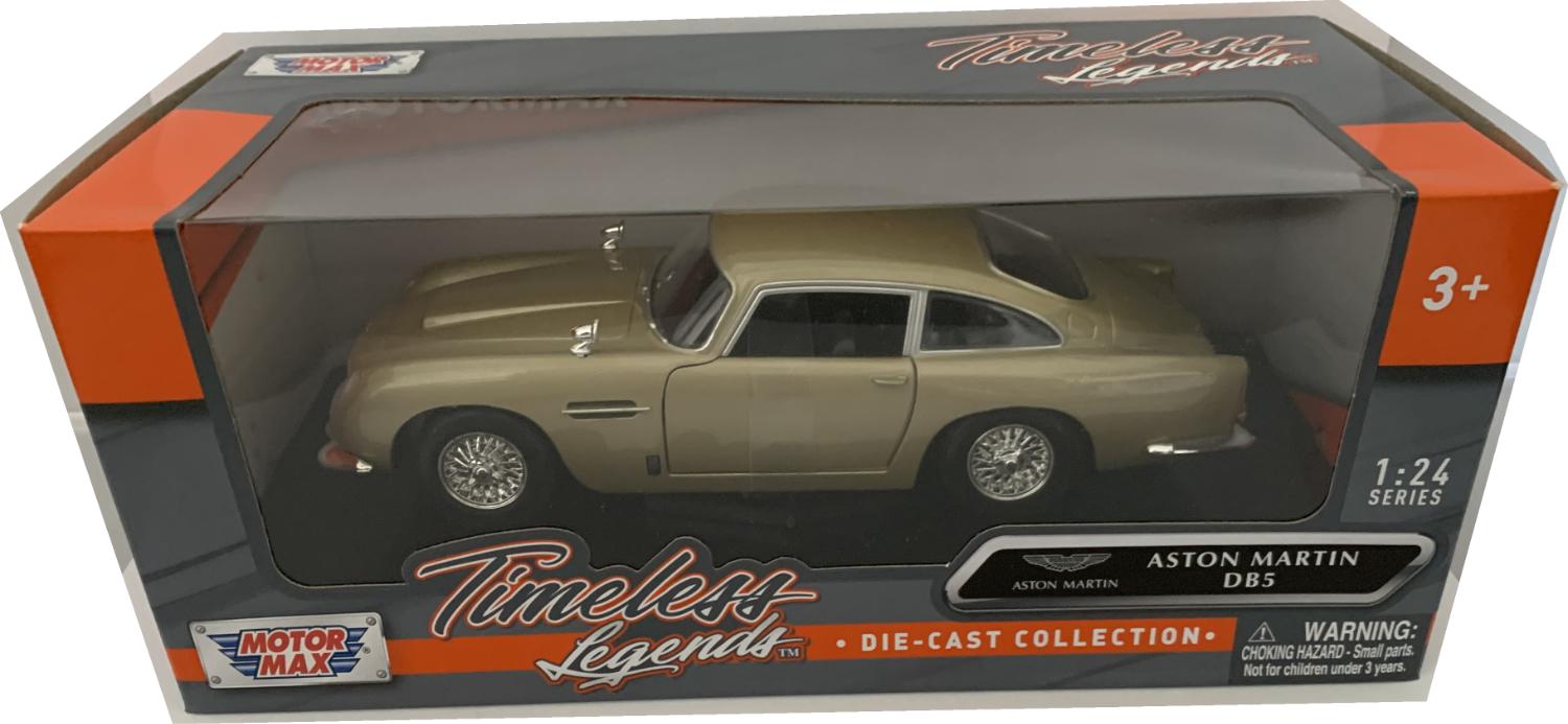 A good reproduction of the Aston Martin DB5 with detail throughout, all authentically recreated.  The model is presented in a window display box, the car is approx. 19 cm long and the presentation box is 24½ cm