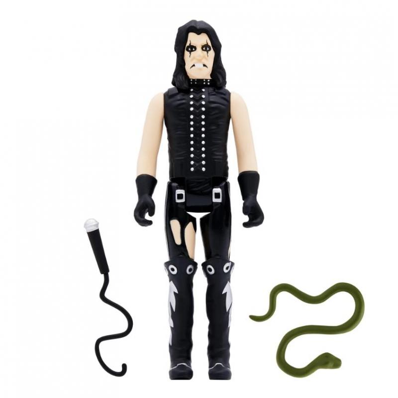 Alice Cooper ReAction Figure from the Billion Dollar Babies Album, Made by Super7, figure approx 9.5cm tall