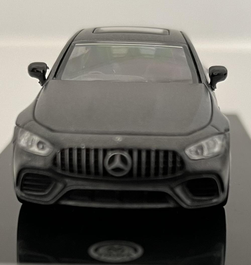 Mercedes AMG GT 63 S in matte grey 1:64 scale diecast car model