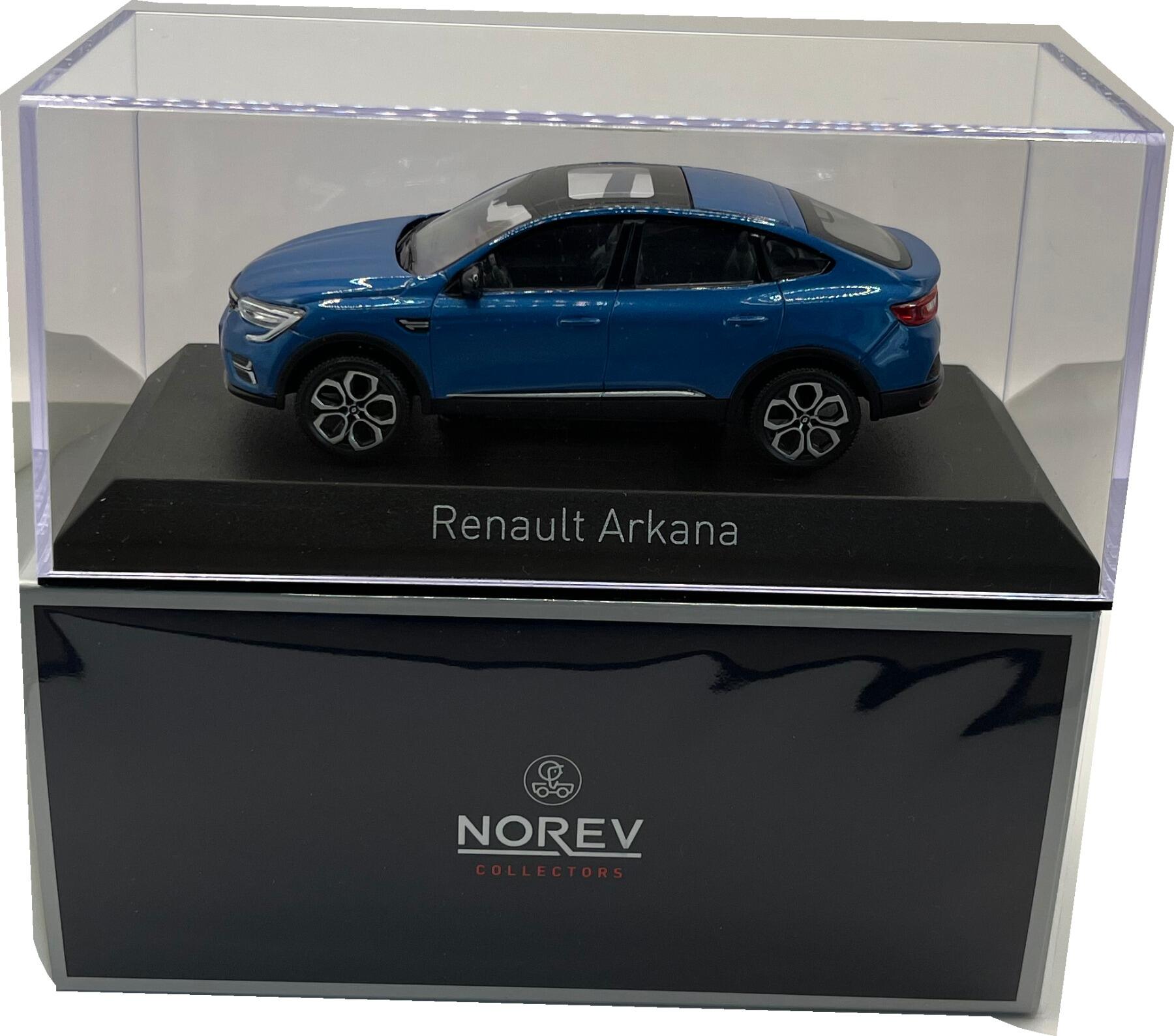 Renault Arkana Techno 2022 in Zanzibar Blue, 1:43 scale diecast car ...