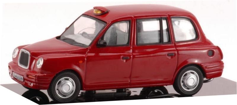 TX1 London Taxi 1998 in targa red 1:43 scale model from Vitesse