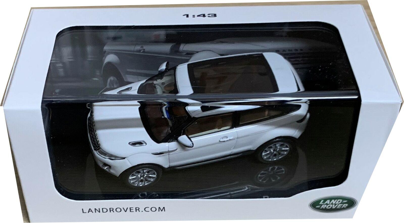 Range Rover Evoque Coupe in fuji white 1:43 scale diecast model from IXO