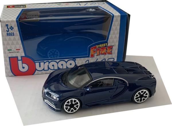 Bugatti Chiron  model ,Bburago car, streetfire models