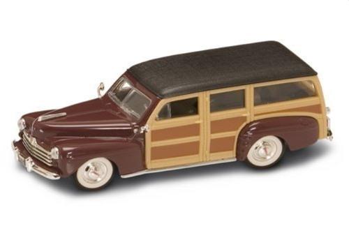 Ford Woody 1948 in burgundy 1:43 scale model from Road Signature