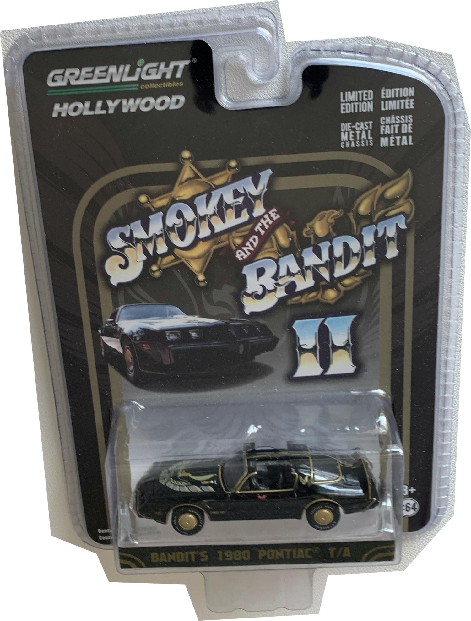 Smokey and the Bandit II 1980 Pontiac Trans Am in black 1:64 scale