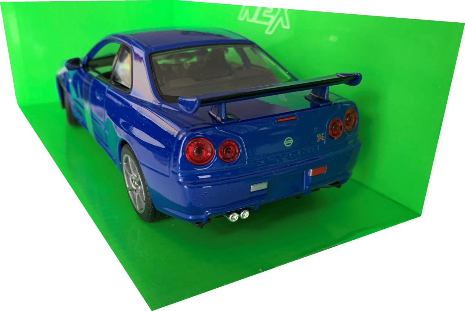 n excellent reproduction of the Nissan Skyline GT-R (34) with high level of detail throughout, all authentically recreated.