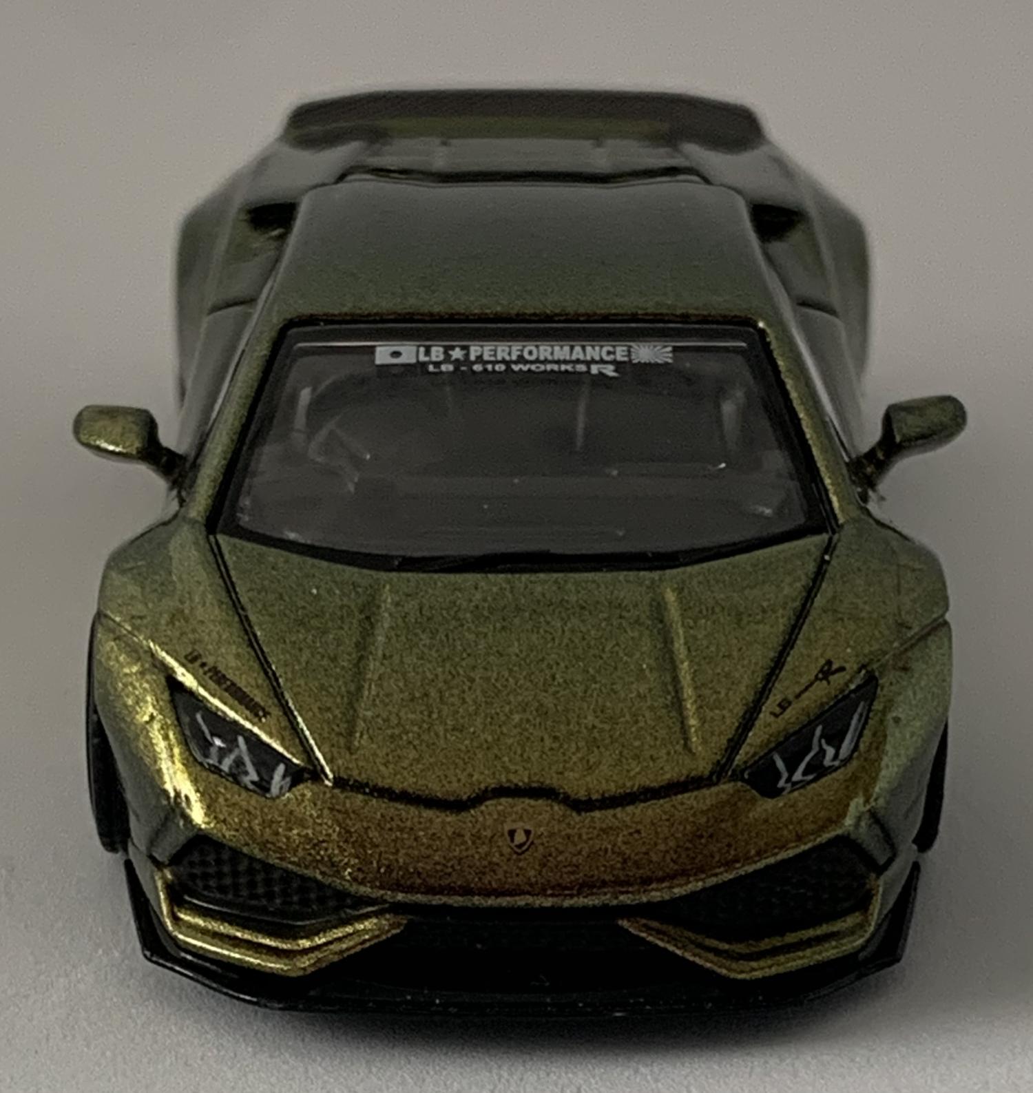 Lamborghini Huracan LB Works in magic bronze 1:64 scale model from Mini GT