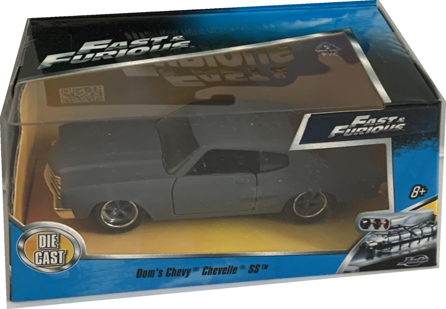 Fast and Furious 7 Dom’s Chevy Chevelle SS in matt grey 1:32 scale model from Jada