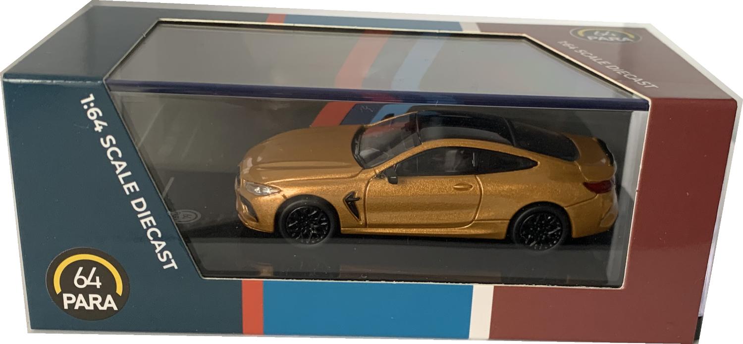 A good reproduction of the BMW M8 Coupe mounted on a removable plinth and a removable hard plastic cover