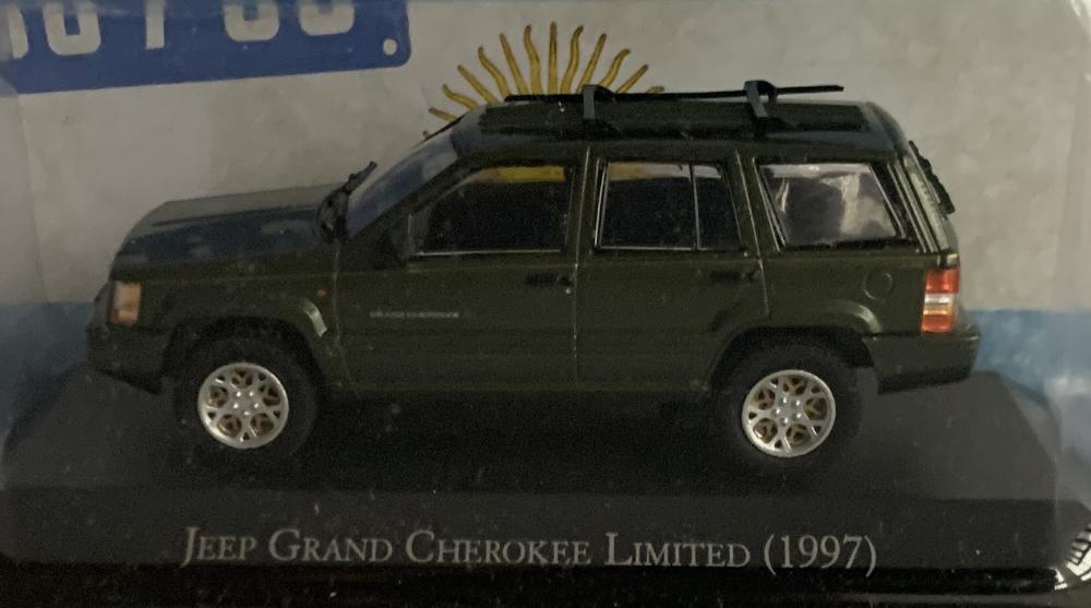 Jeep Grand Cherokee Limited in green 1:43 scale model from 80/90’s collection